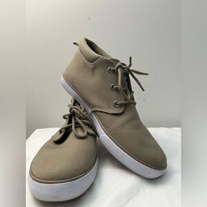 Goodfellow & Co Khaki Canvas High-Top Sneakers – Men’s Casual Shoes